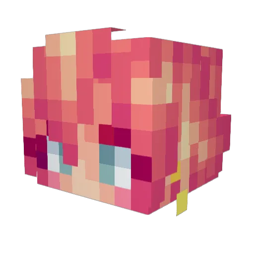 Terrorbytes959 Minecraft avatar head, 3D render