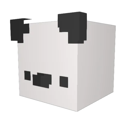 Terry7_7 Minecraft avatar head, 3D render
