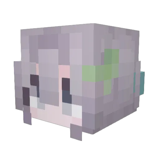Terry_Zen233333 Minecraft avatar head, 3D render