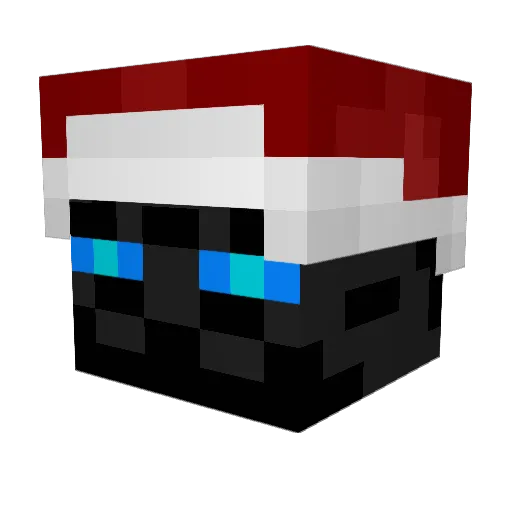 Terse110 Minecraft avatar head, 3D render