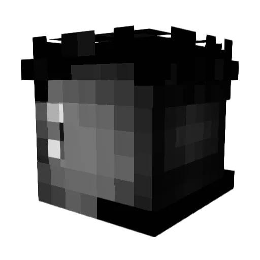 Terzi Minecraft avatar head, 3D render