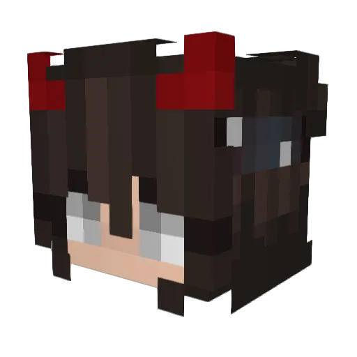 TesaFilm9800 Minecraft avatar head, 3D render