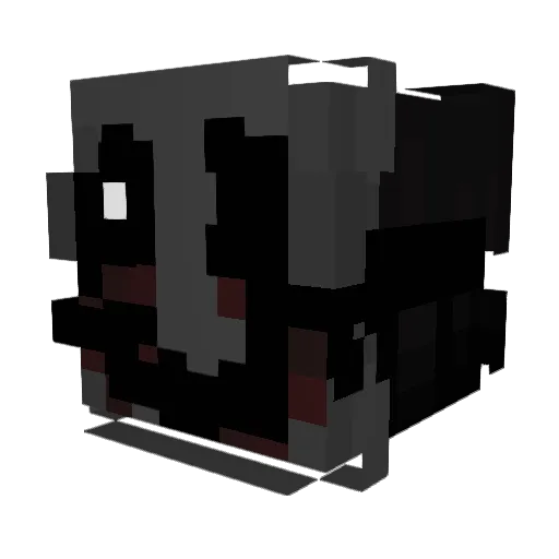 Tesayaa Minecraft avatar head, 3D render