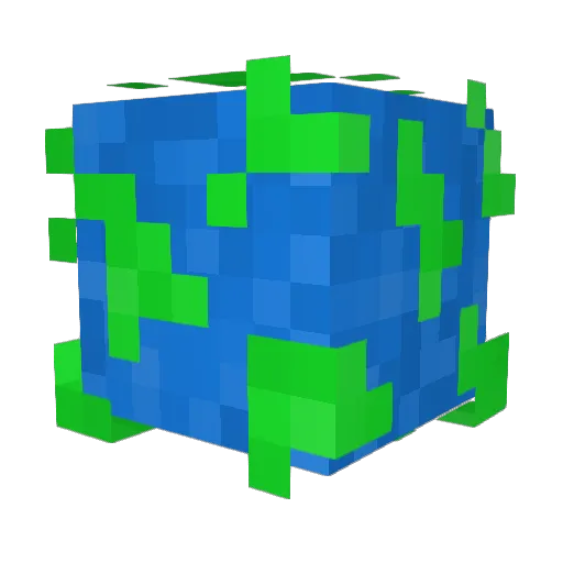 Teseeda Minecraft avatar head, 3D render