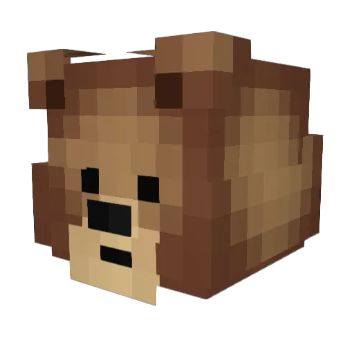 TeshNz Minecraft avatar head, 3D render