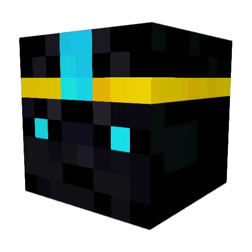 Teskalen Minecraft avatar head, 3D render