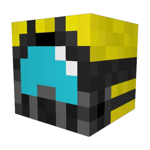 Tesla2489 Minecraft avatar head, 3D render