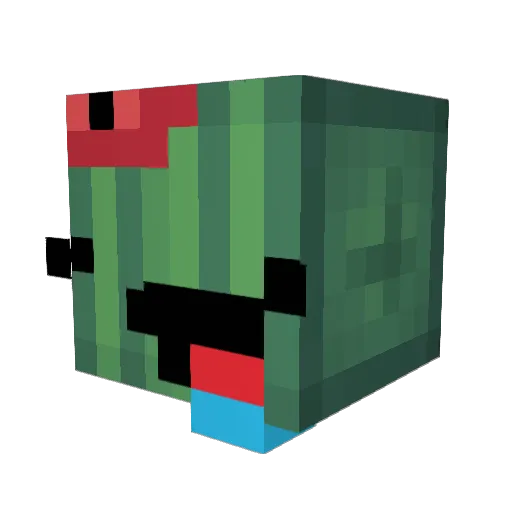 TeslaKid Minecraft avatar head, 3D render