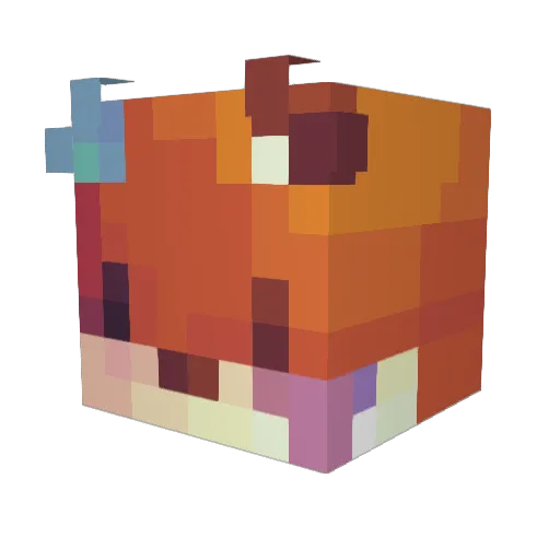 TeslaT913 Minecraft avatar head, 3D render