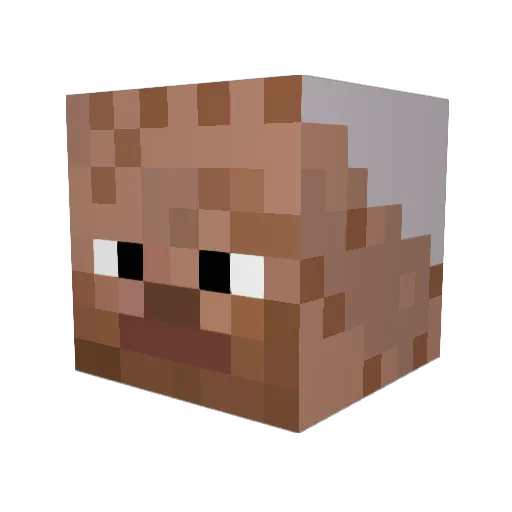 Tesla_Roadsters Minecraft avatar head, 3D render