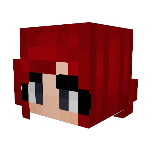 Tesorito831 Minecraft avatar head, 3D render