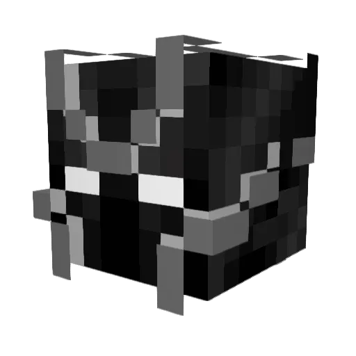 Tess104 Minecraft avatar head, 3D render