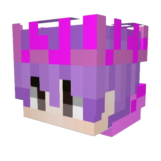 TessaBear98 Minecraft avatar head, 3D render
