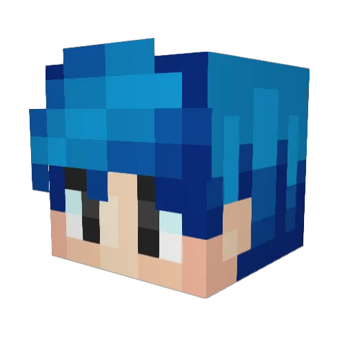 TestArchitekt Minecraft avatar head, 3D render