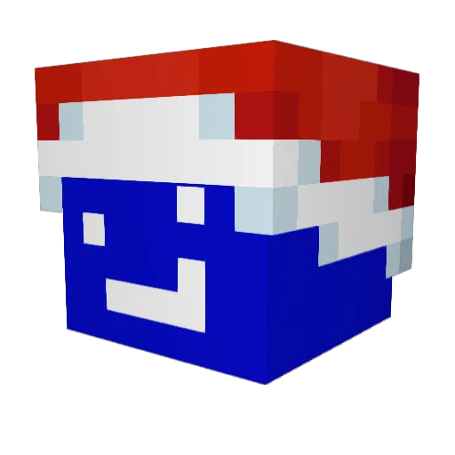 TestaDiMore Minecraft avatar head, 3D render