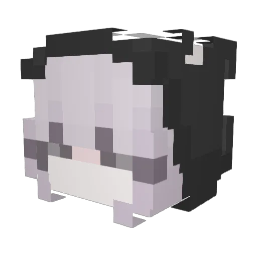 Testify0526 Minecraft avatar head, 3D render