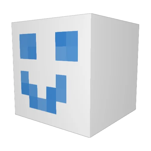 TesyMCK Minecraft avatar head, 3D render