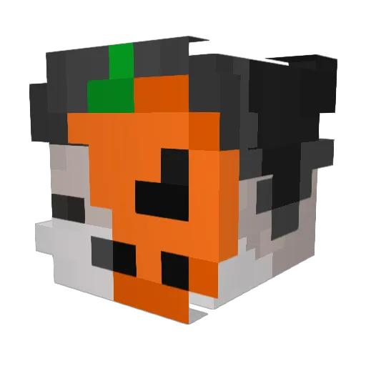 TesyTuts Minecraft avatar head, 3D render