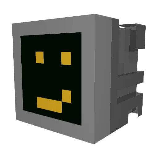 Tethos_Ceres Minecraft avatar head, 3D render