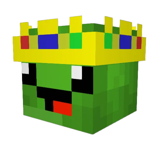Tetle9 Minecraft avatar head, 3D render