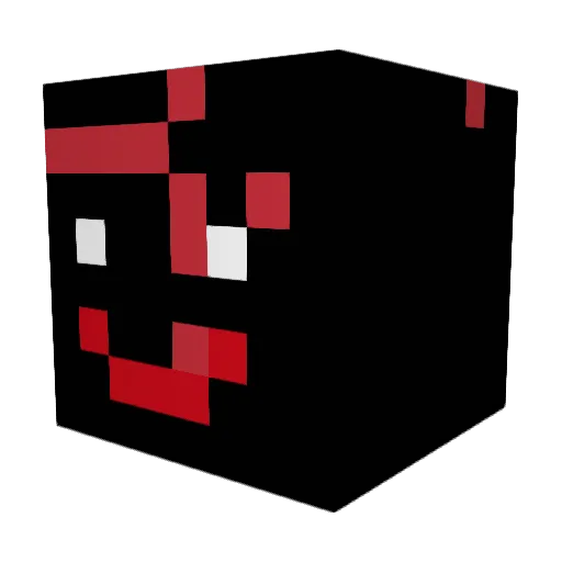 TetonBay7 Minecraft avatar head, 3D render