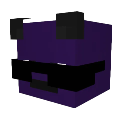 Tetozz Minecraft avatar head, 3D render