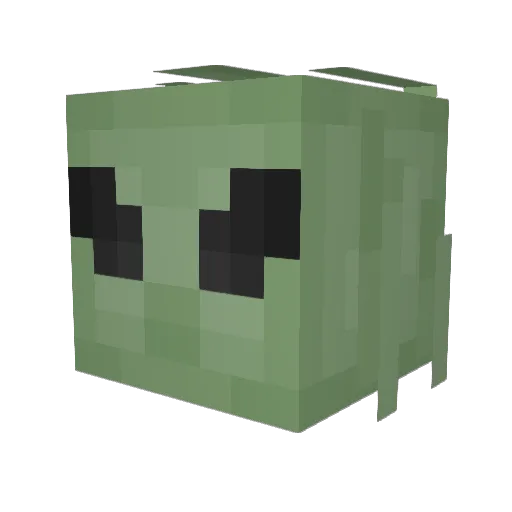 Tetra_Z Minecraft avatar head, 3D render