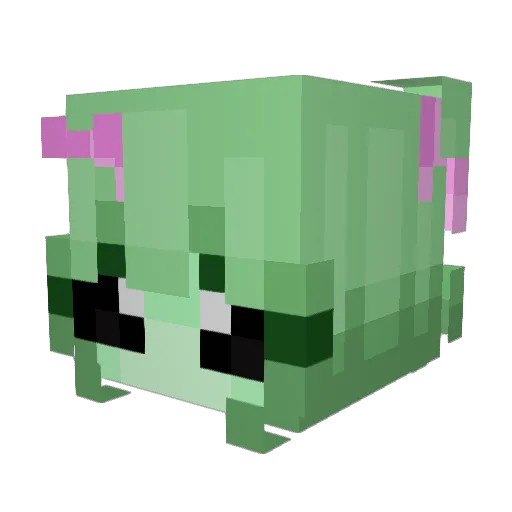 Tetraphobe Minecraft avatar head, 3D render