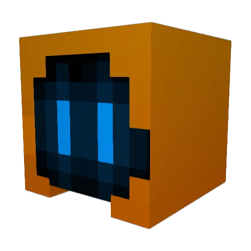 Tetrapodum Minecraft avatar head, 3D render