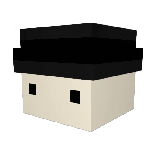 TetrosSigmos1 Minecraft avatar head, 3D render