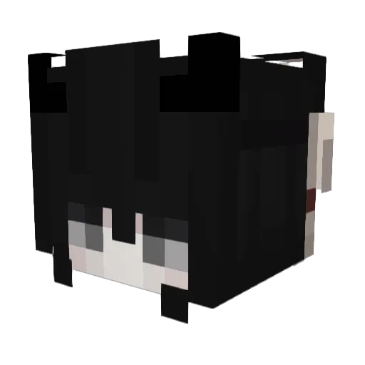 Tettyyy_ Minecraft avatar head, 3D render