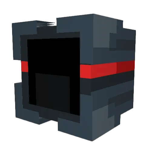 Teutron Minecraft avatar head, 3D render
