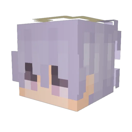 Teviss57 Minecraft avatar head, 3D render