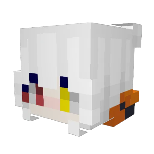Tevsan Minecraft avatar head, 3D render