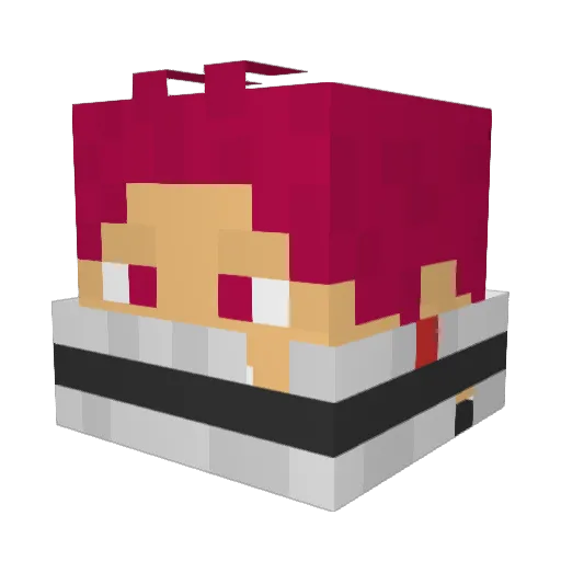TexAWP Minecraft avatar head, 3D render