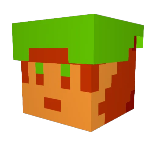 TexMurphy007 Minecraft avatar head, 3D render