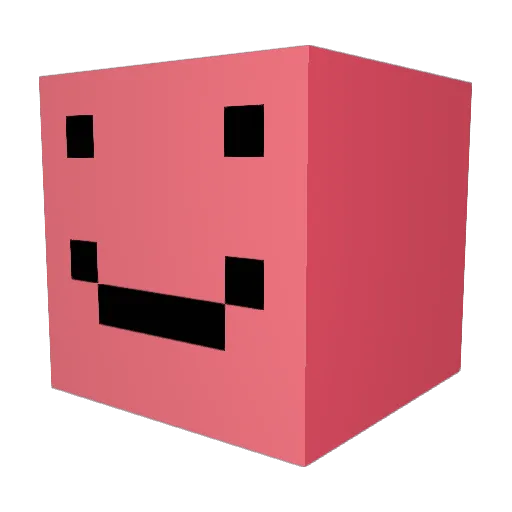 TexasCzech Minecraft avatar head, 3D render
