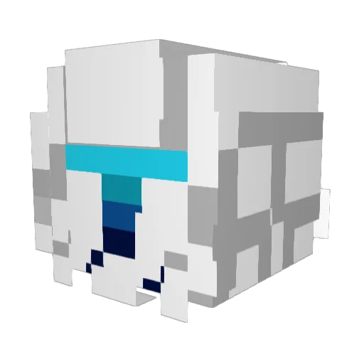 TexasSweg Minecraft avatar head, 3D render