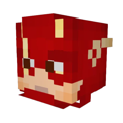 Texas_Potato Minecraft avatar head, 3D render