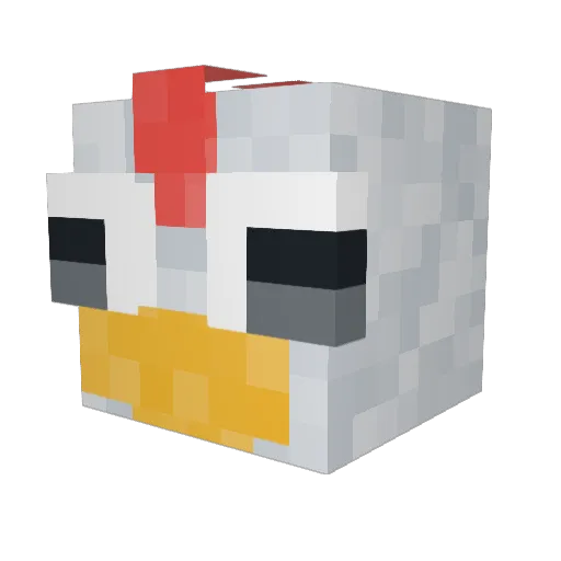 Texecutioner101 Minecraft avatar head, 3D render