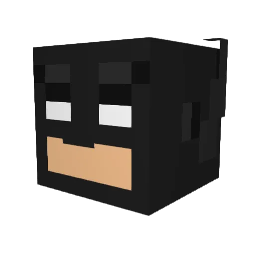 Texo_ Minecraft avatar head, 3D render