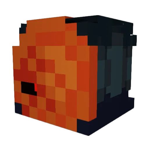 Textual9 Minecraft avatar head, 3D render