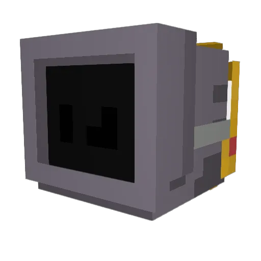 Textualsaturn33 Minecraft avatar head, 3D render