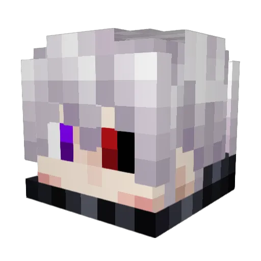 Texxlaptop96 Minecraft avatar head, 3D render