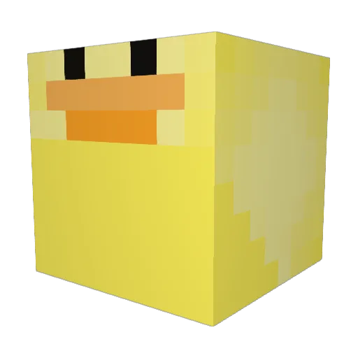 Teye_ Minecraft avatar head, 3D render