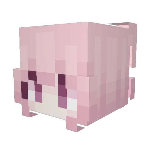 Teymarie Minecraft avatar head, 3D render