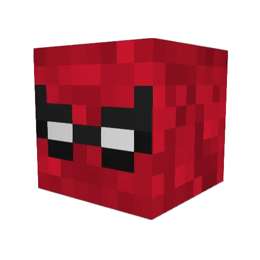 Tezing Minecraft avatar head, 3D render