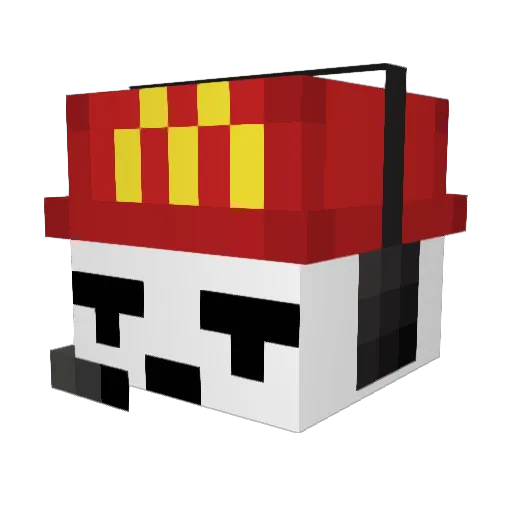 Tf2_swat Minecraft avatar head, 3D render
