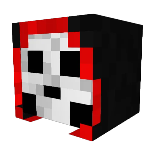 Tfman Minecraft avatar head, 3D render