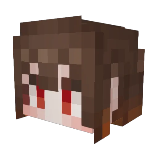 Tform Minecraft avatar head, 3D render